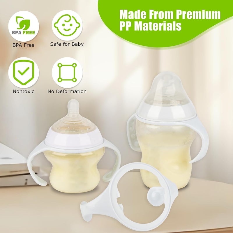 joyfeed 6 Pack Baby Bottle Handles for Tommee Tippee Baby Bottles, Easy Grip Bottle Holder for Newborn - Image 5